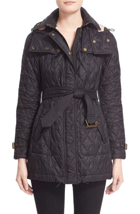 burberry jacket sale quilted|Burberry finsbridge belted quilted jacket.